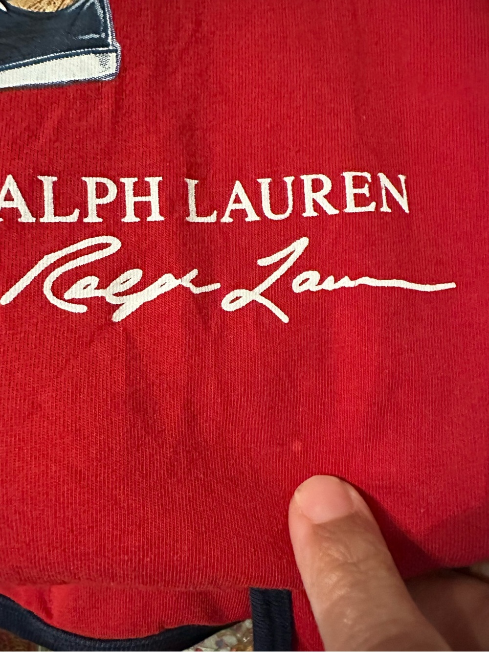 Polo Ralph Lauren Men's Red Polo Bear Graphic Cotton Ringer Tank Top XLT - Picture 6 of 12